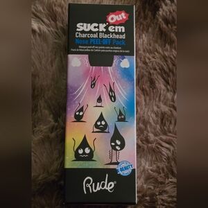 SUCKEM OUT CHARCOAL BLACK HEAD REMOVER NOSE PEEL OFF PACK